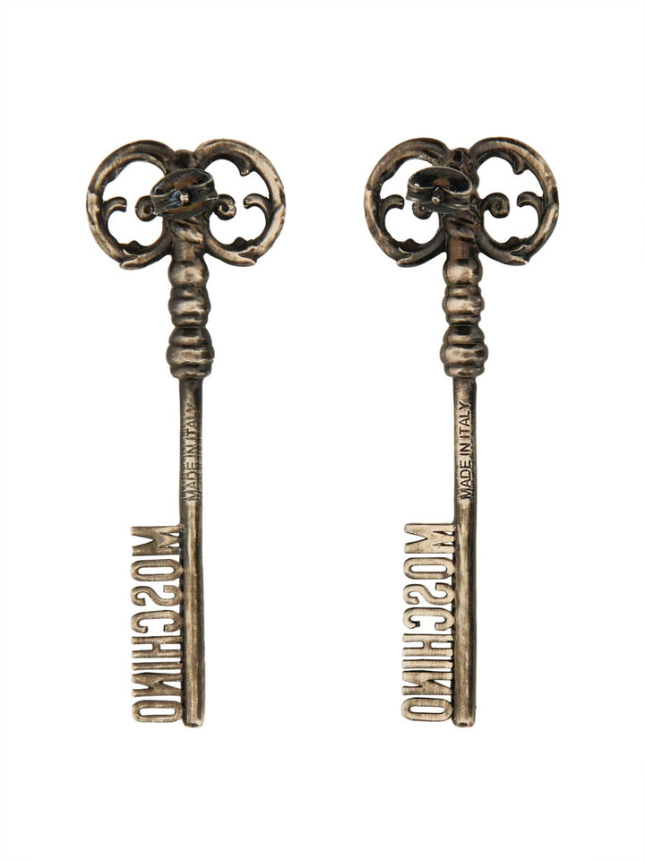 Moschino Earrings - Silver | Wanan Luxury