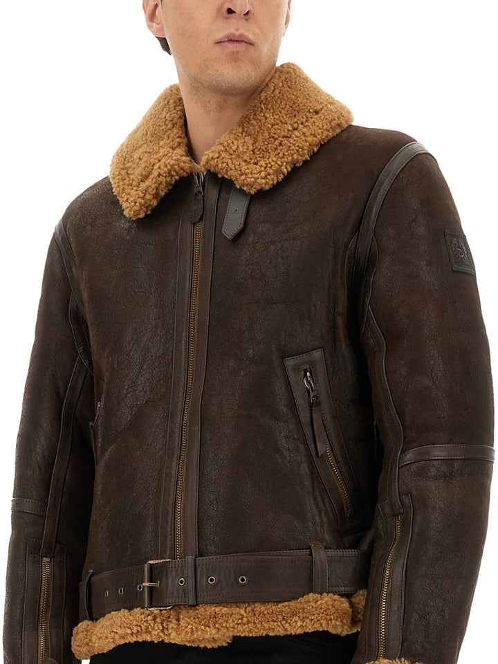 Belstaff Leather Jackets - Brown | Wanan Luxury