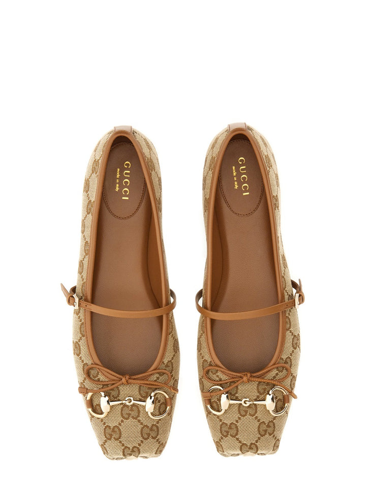 Gucci Flat Shoes - Beige | Wanan Luxury