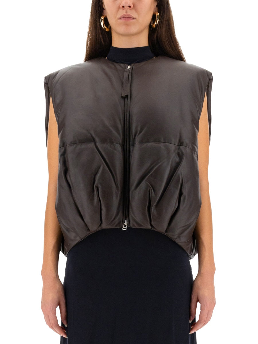 Alysi Gilet - Brown | Wanan Luxury