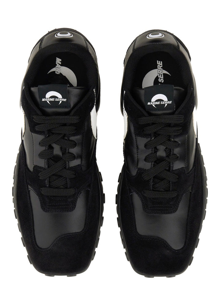 Marine Serre Sneakers - Black | Wanan Luxury