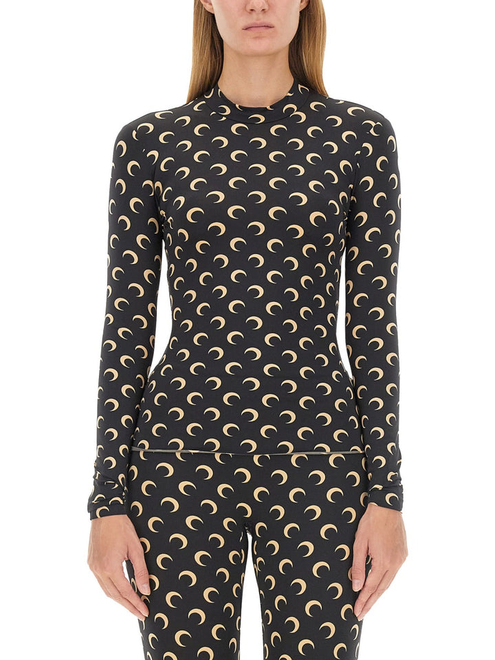 Marine Serre Tops - Black | Wanan Luxury