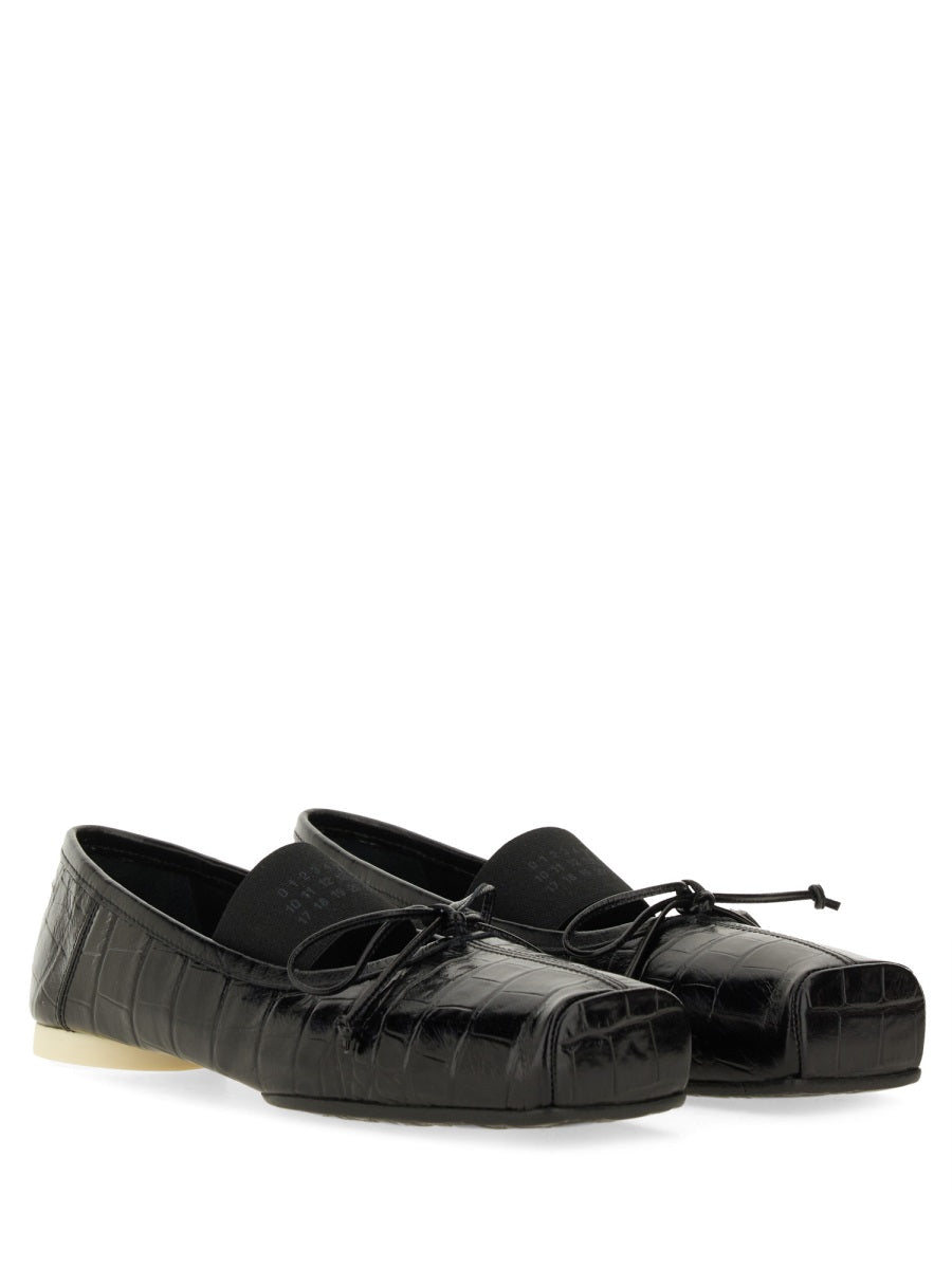 MM6 Maison Margiela Flat Shoes - Black | Wanan Luxury