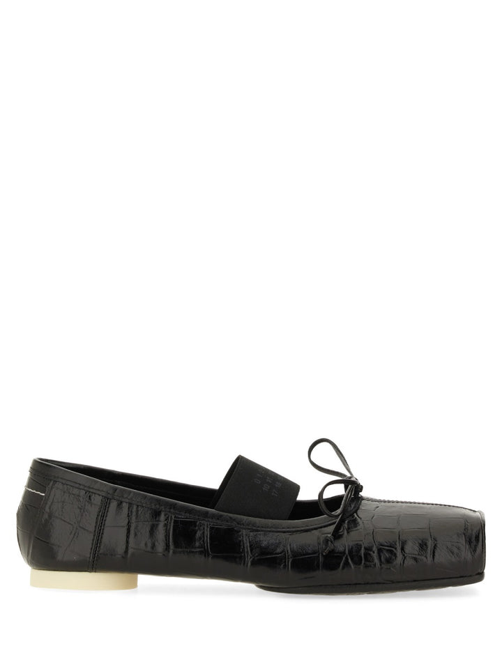MM6 Maison Margiela Flat Shoes - Black | Wanan Luxury