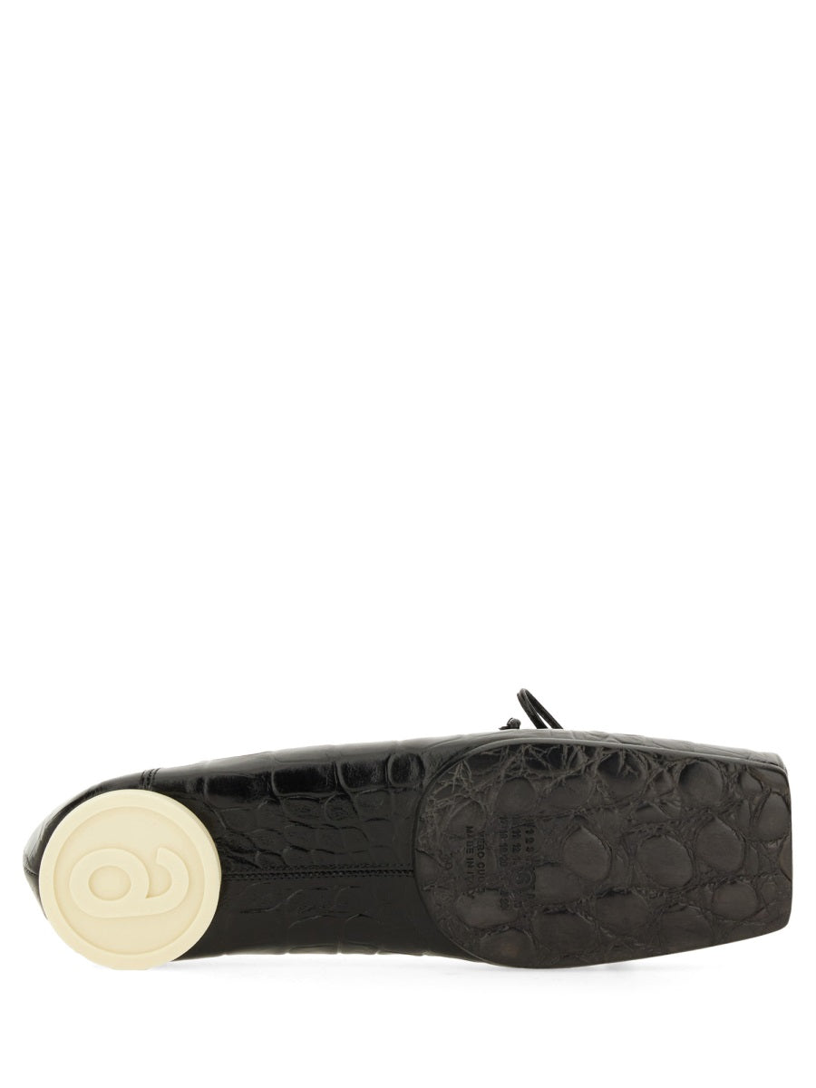 MM6 Maison Margiela Flat Shoes - Black | Wanan Luxury