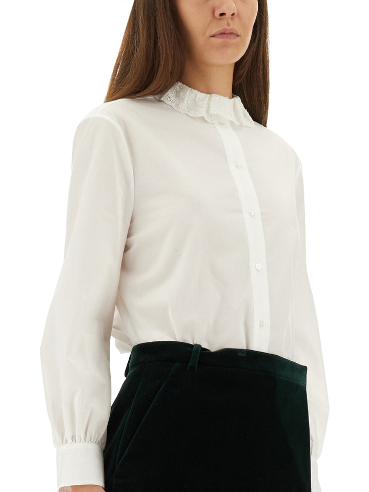 Saint Laurent Shirts - White | f05206a79ddd02ca6841106eb1c76f31a6257171
