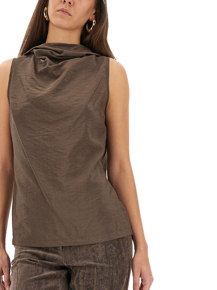 Alysi Tops - Brown | Wanan Luxury