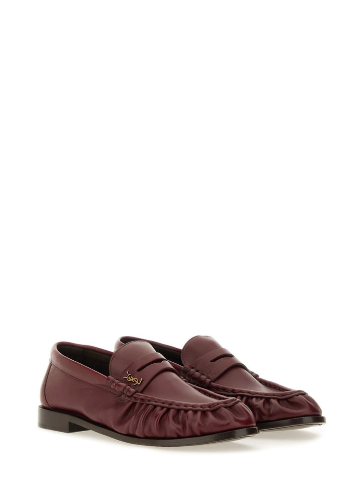 Saint Laurent Loafers - Burgundy | Wanan Luxury