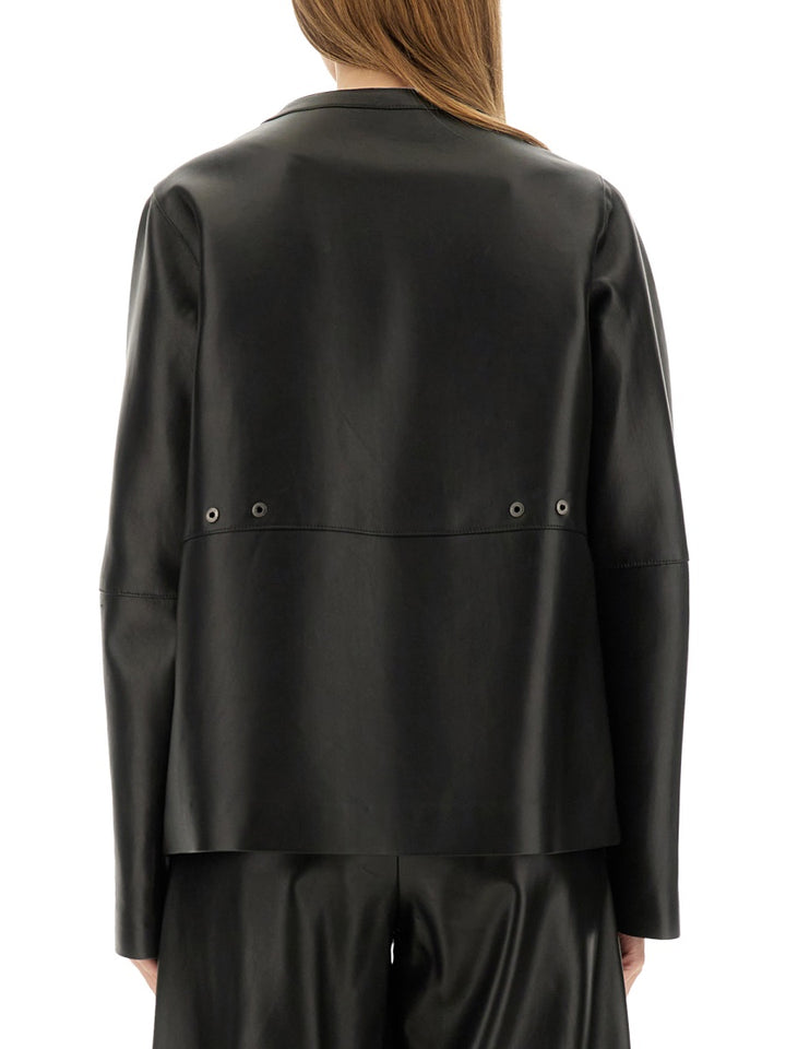 ZONA20 MILANO Leather Jackets - Black | Wanan Luxury