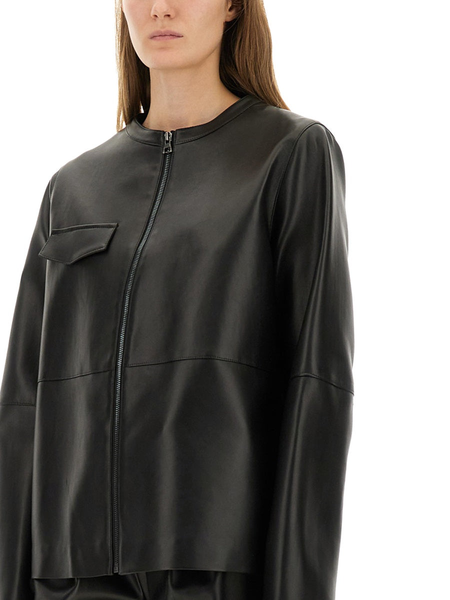 ZONA20 MILANO Leather Jackets - Black | Wanan Luxury