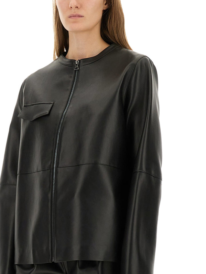 ZONA20 MILANO Leather Jackets - Black | Wanan Luxury