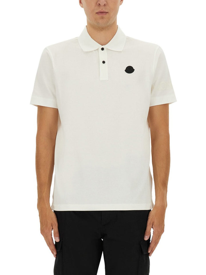 Moncler Polo - White | Wanan Luxury