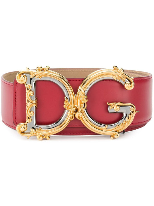 Belt With Red Dg