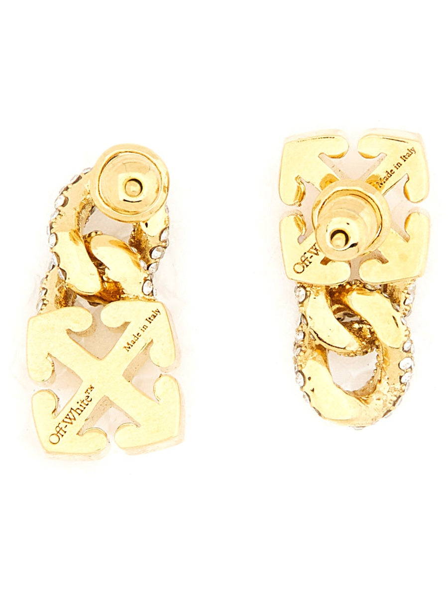 Off-White Earrings - Gold | Wanan Luxury