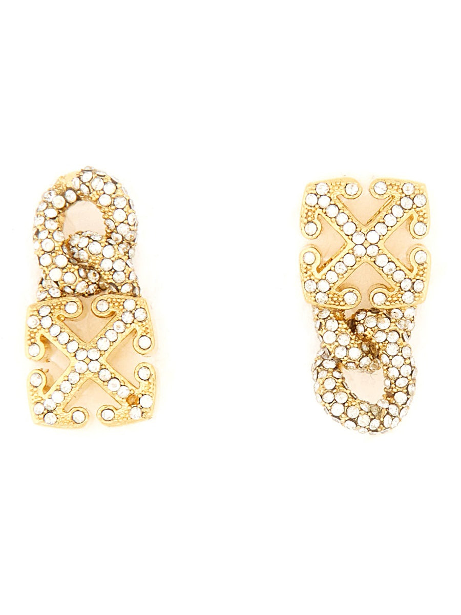 Off-White Earrings - Gold | Wanan Luxury