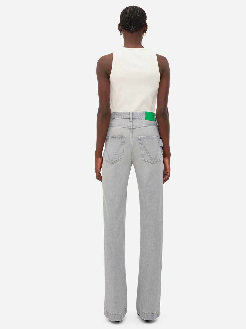 Bottega Veneta Flared - Grey | 80ada1e711707cf05c3c5533edba7aa3b5cf48c3