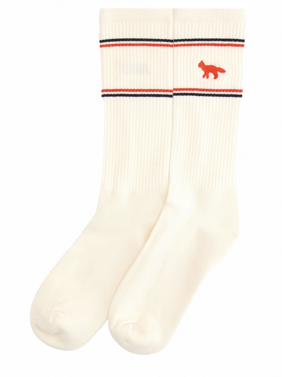 AUTRY X MAISON KITSUNÉ Socks - White | Wanan Luxury