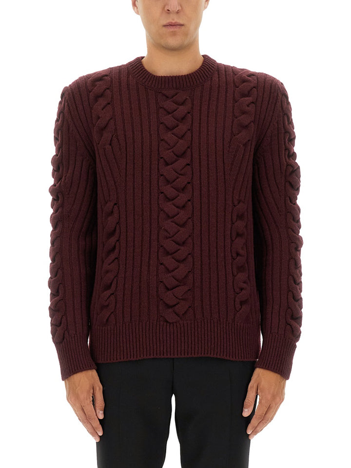 Alexander McQueen Sweaters - Burgundy | Wanan Luxury