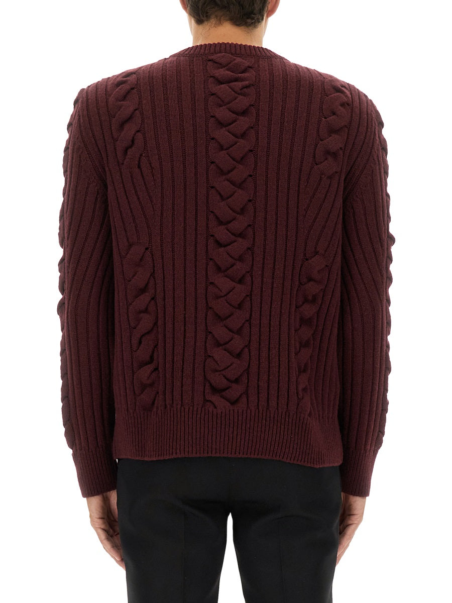 Alexander McQueen Sweaters - Burgundy | Wanan Luxury