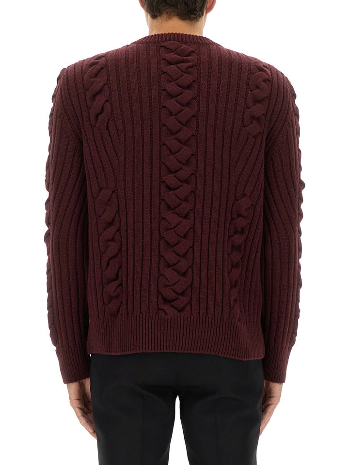 Alexander McQueen Sweaters - Burgundy | Wanan Luxury