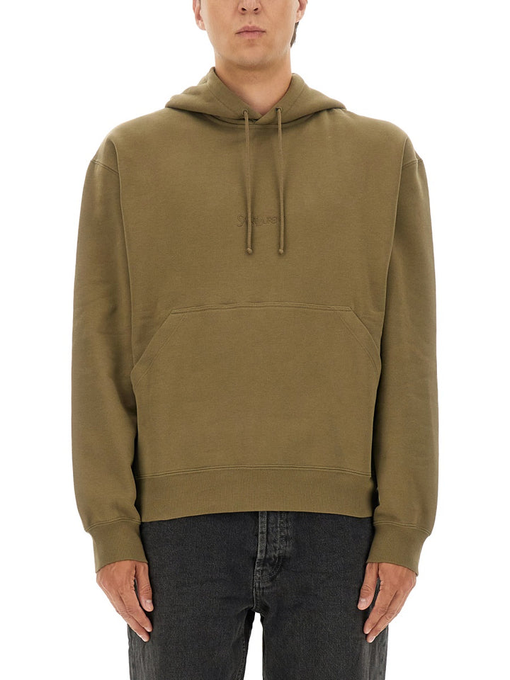 Saint Laurent Sweatshirts - Green | Wanan Luxury