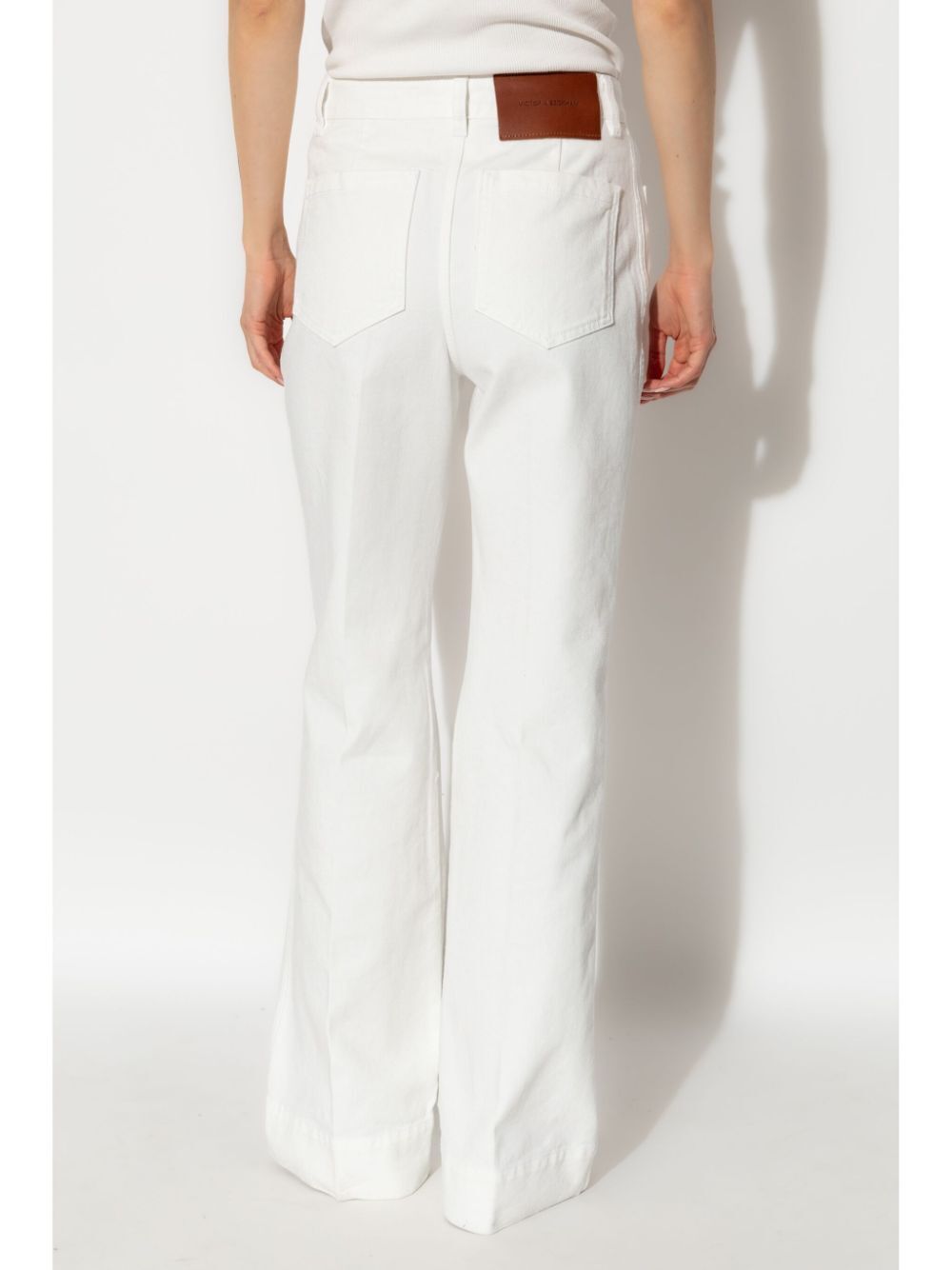 Victoria Beckham Flared - White | f0289aafb21e6e271276ed6ea65edd72a9c69555