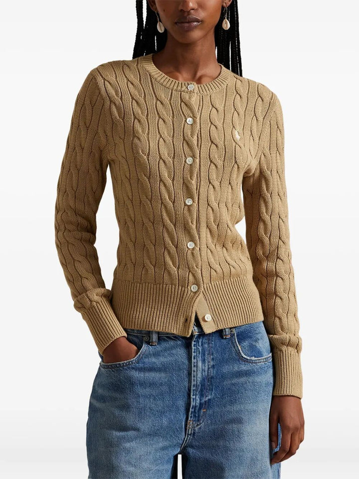 Polo Ralph Lauren Cardigan - Nude & Neutrals | f40dc8e7a17e4fd4fa381a2c534d86ecbd242007
