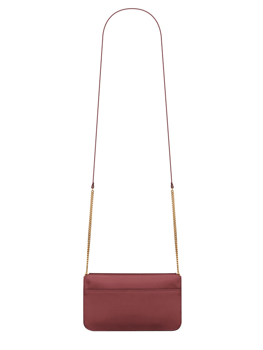 Saint Laurent Phone, Laptop & Gadget - Burgundy | Wanan Luxury
