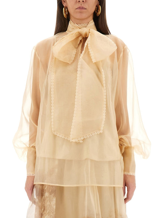 "Memento" Organza Blouse