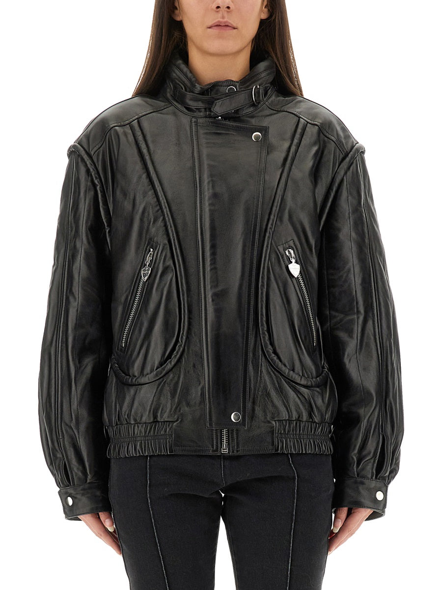 Isabel Marant Leather Jackets - Black | Wanan Luxury