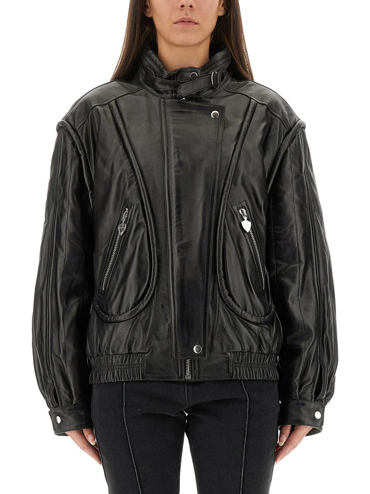 Isabel Marant Leather Jackets - Black | Wanan Luxury