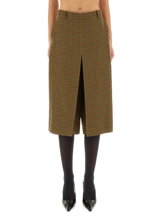 Gonna Pantalone In Seta E Cashmere