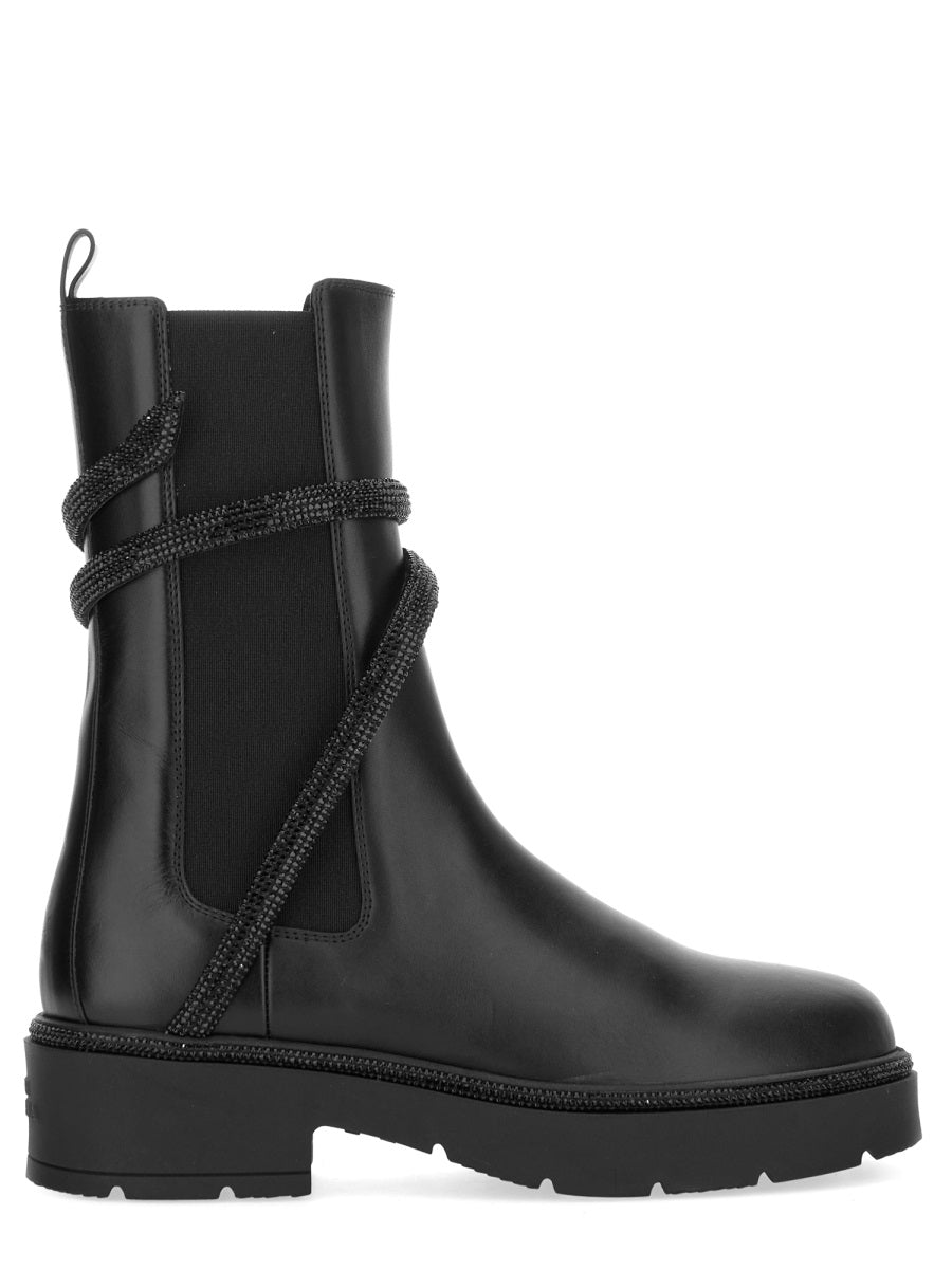 René Caovilla Boots - Black | Wanan Luxury