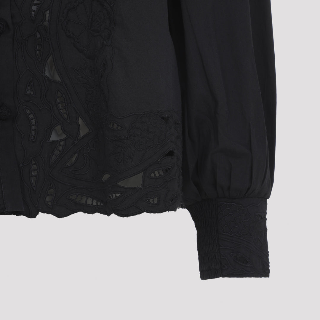 Farm Rio Shirts - Black | a766970e227a1e431dbf3f5e33897bf1fa4e1be4