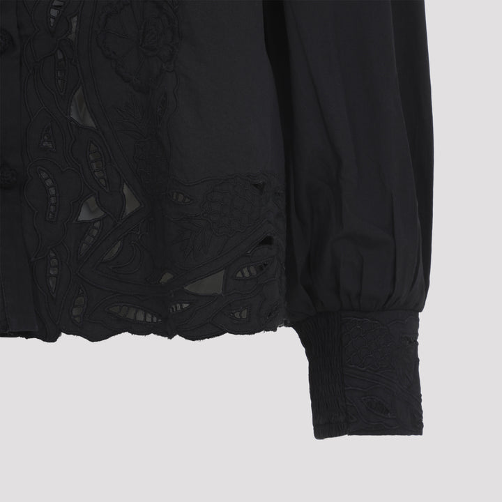 Farm Rio Shirts - Black | a766970e227a1e431dbf3f5e33897bf1fa4e1be4