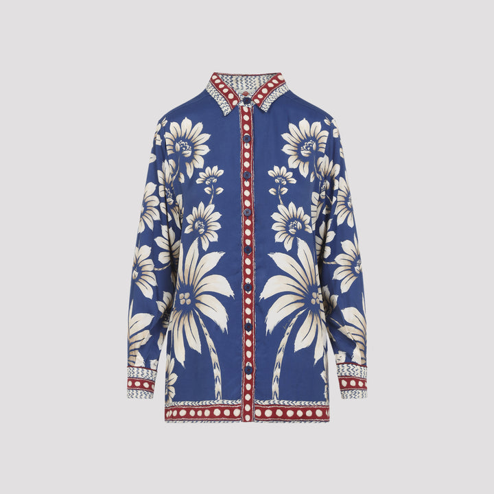 Farm Rio Shirts - Blue | 1ec45e76a57b2e69616fe5bf2f8e6f81b8c6118f