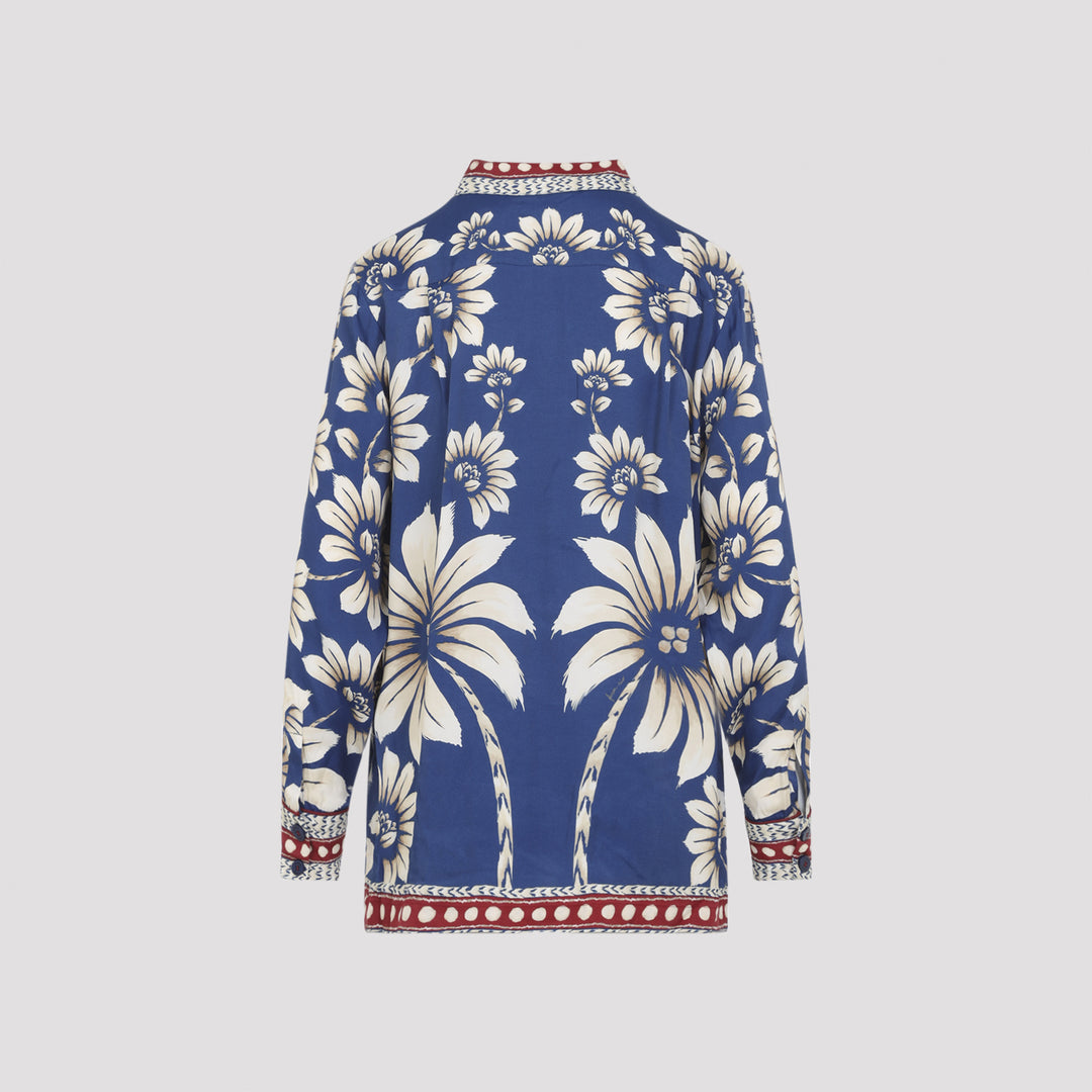 Farm Rio Shirts - Blue | 4b2366c1b11918ac5a8dc6839f734d65335608f4