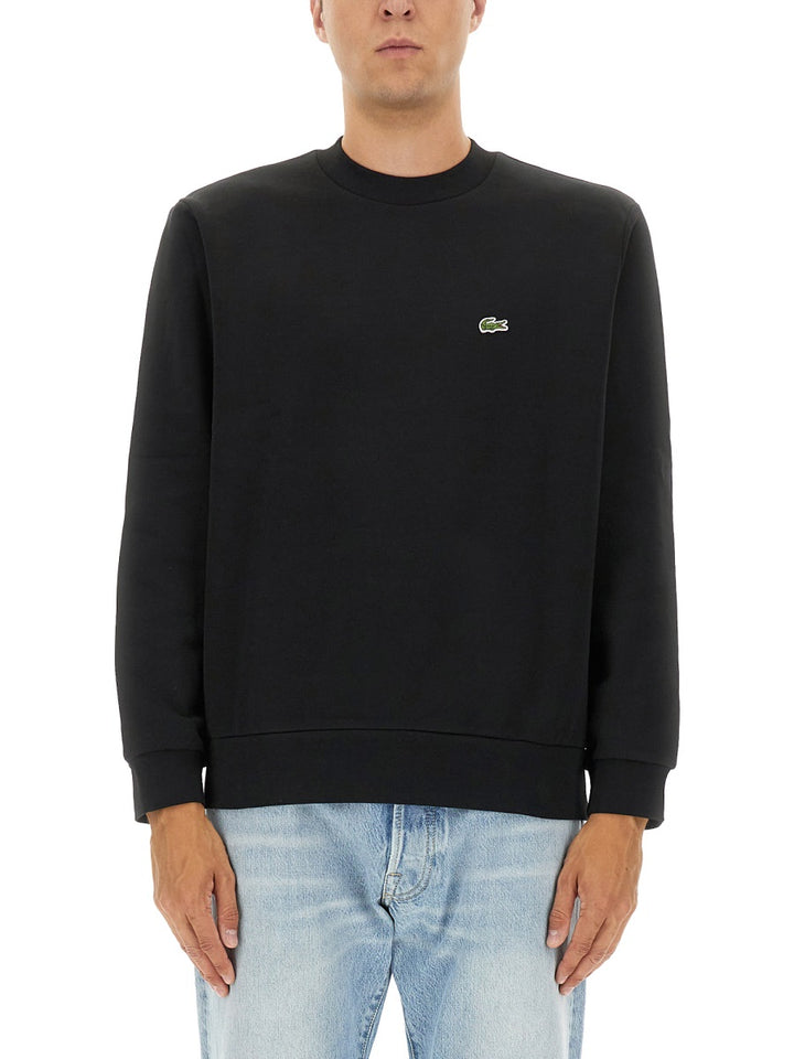 Lacoste Sweatshirts - Black | Wanan Luxury