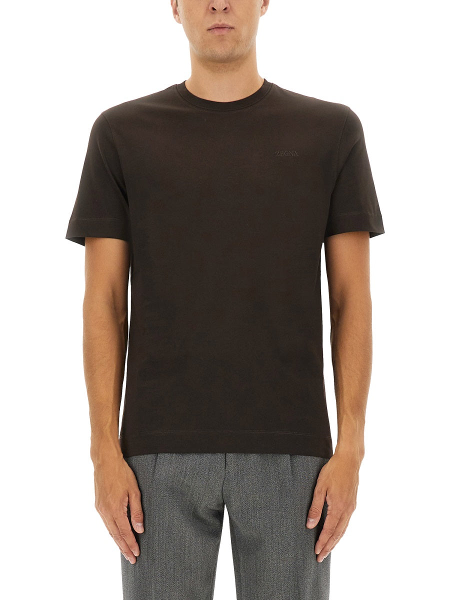 Zegna T shirts - Brown | Wanan Luxury