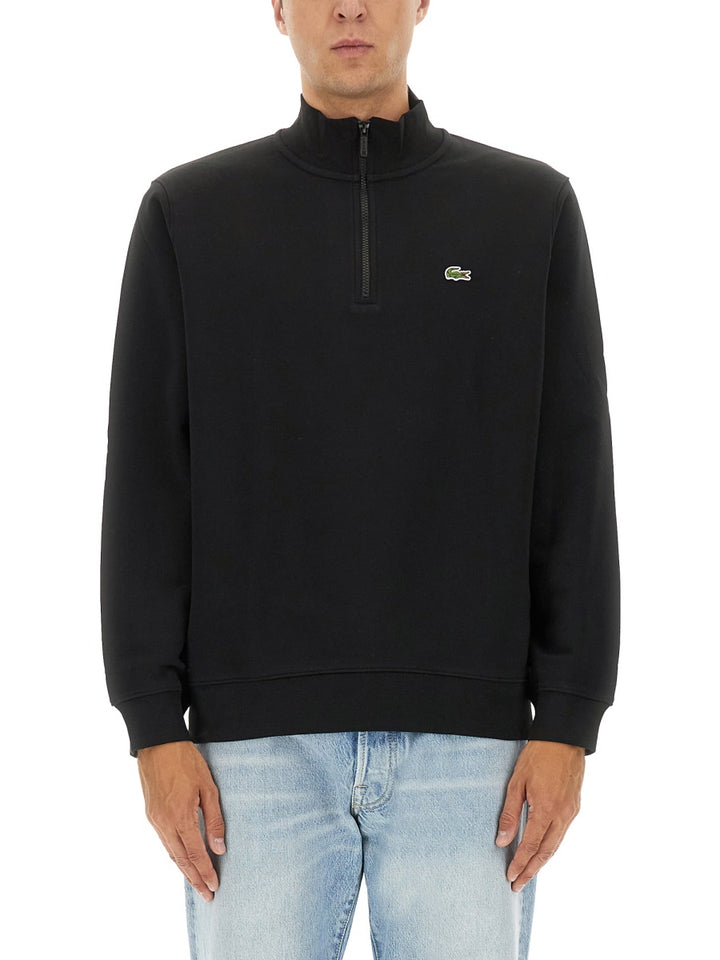 Lacoste Sweatshirts - Black | Wanan Luxury