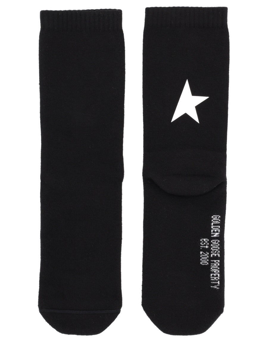 Golden Goose Socks - Black | Wanan Luxury