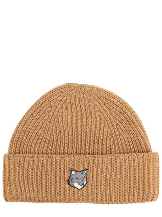 Beanie With Fox Patch