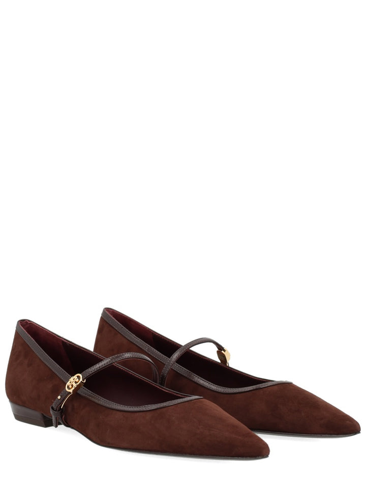 Tory Burch Flat Shoes - Brown | Wanan Luxury