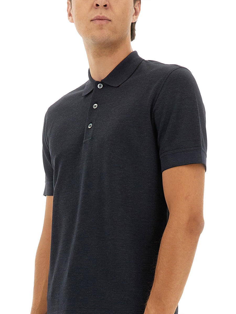 Zegna Polo - Black | Wanan Luxury