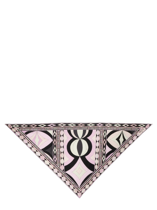 Triangle Scarf In Necklace Print