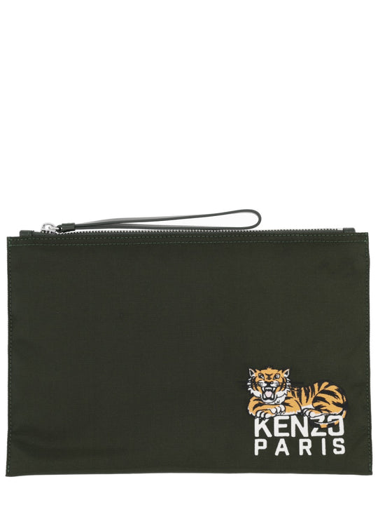 Large "Kenzo Happy Tiger" Clutch