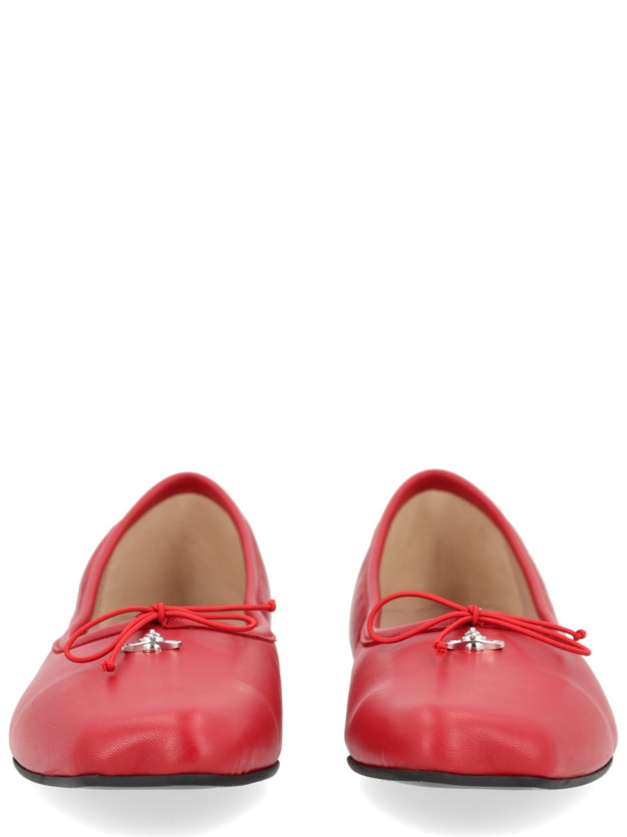 Vivienne Westwood Flat Shoes - Red | Wanan Luxury