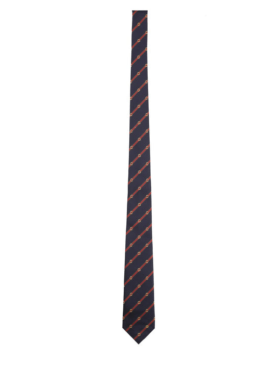 Gg Jacquard Tie And Stirrup