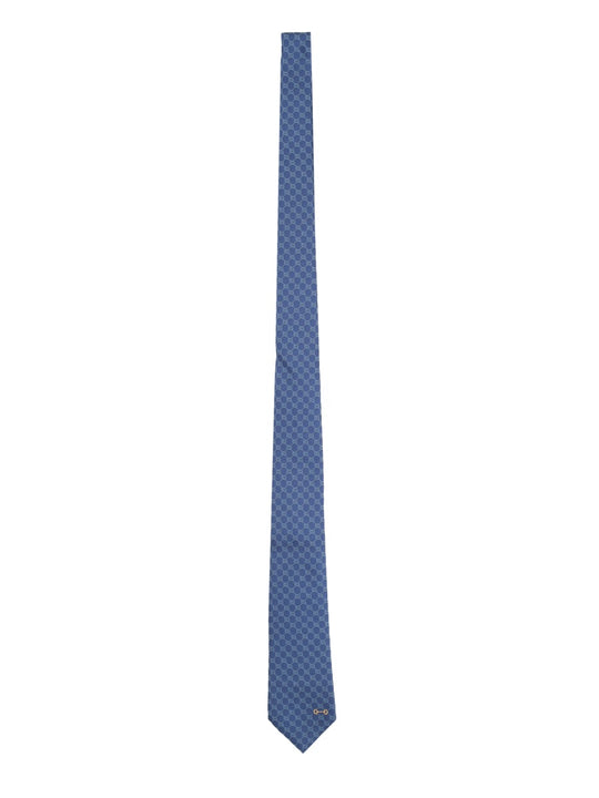 Gg Silk Jacquard Tie