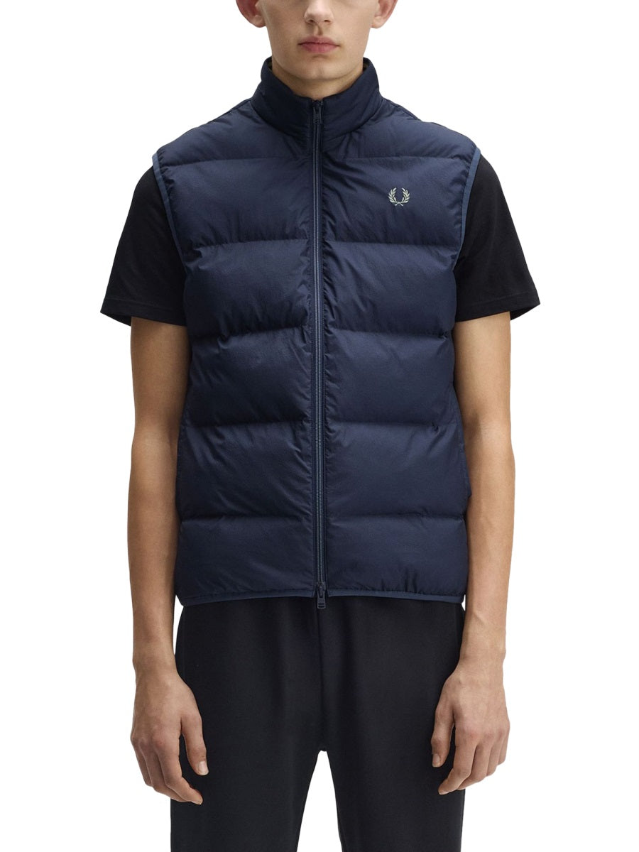Fred Perry Gilet - Blue | Wanan Luxury